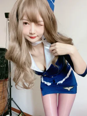 51酱《蓝色制服装》写真图集 35P+3V｜在线预览与图包下载