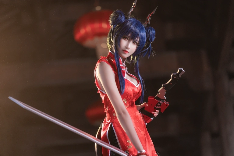 三度_69《明日方舟 陈》写真图集 12P｜在线预览与图包下载