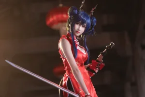 三度_69《明日方舟 陈》写真图集 12P｜在线预览与图包下载