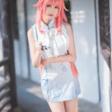 三度_69《旗袍玉藻前》写真图集 41P｜在线预览与图包下载
