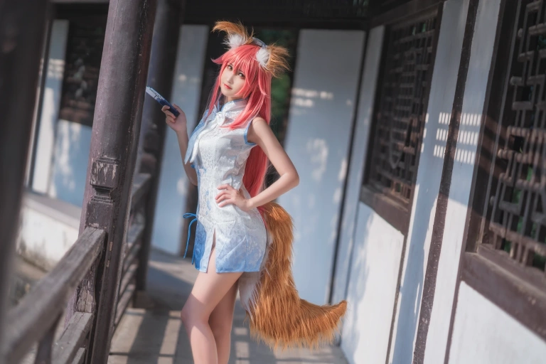 三度_69《旗袍玉藻前》写真图集 41P｜在线预览与图包下载