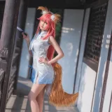 三度_69《旗袍玉藻前》写真图集 41P｜在线预览与图包下载