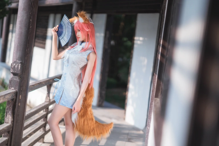 三度_69《旗袍玉藻前》写真图集 41P｜在线预览与图包下载