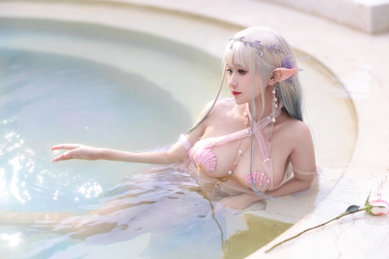 三度_69《温泉美人鱼X贝壳》写真图集 40P+3V｜在线预览与图包下载