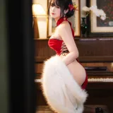 三度_69《红丝绒旗袍》写真图集 75P+3V｜在线预览与图包下载
