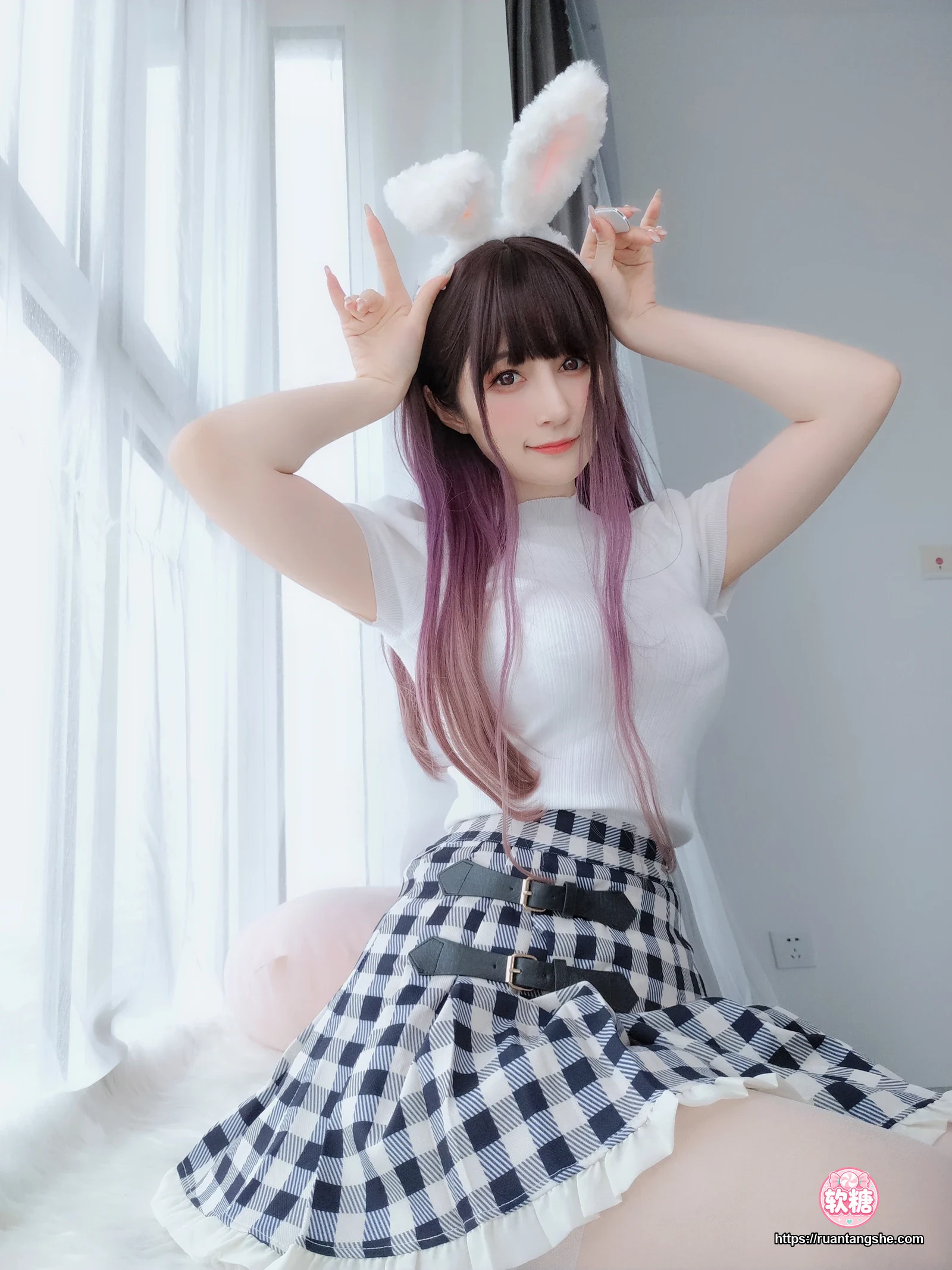 白银81 白银81 NO.084 - 自撮り Vol.60(動画入り)  可爱兔子