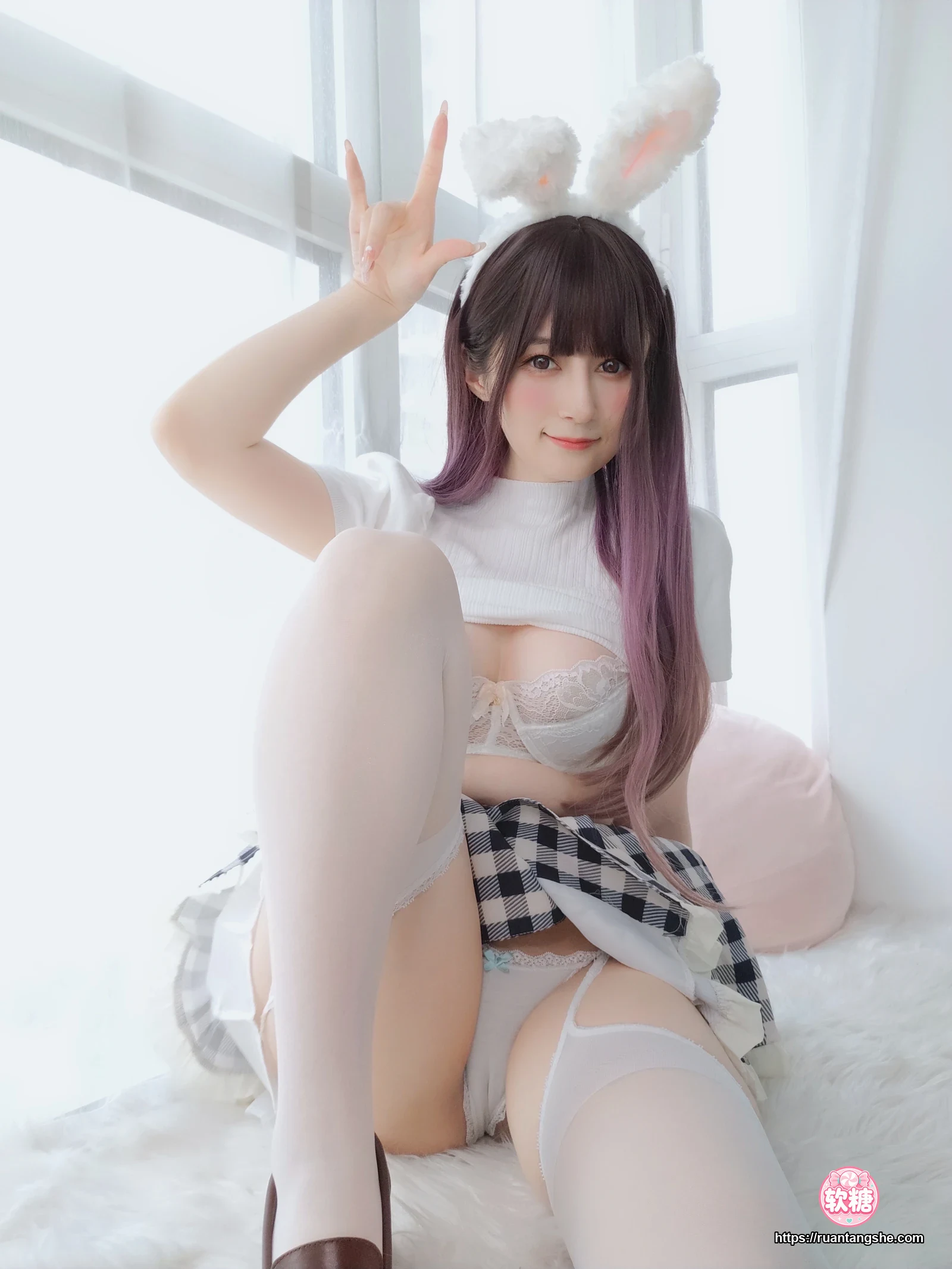 白银81 白银81 NO.084 - 自撮り Vol.60(動画入り)  可爱兔子