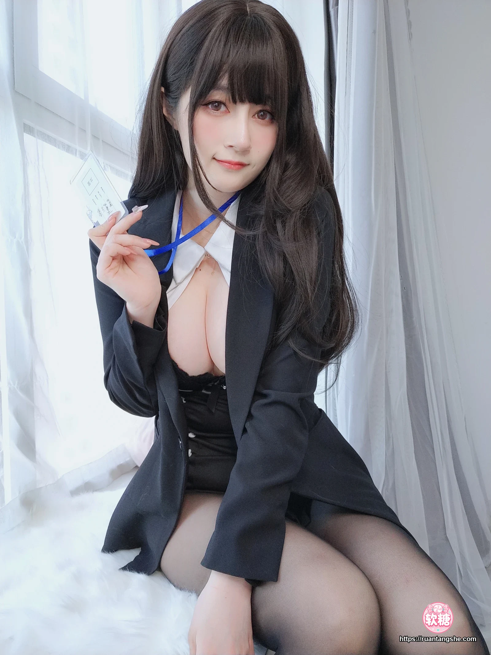 白银81 白银81 NO.087 - 自撮り Vol.62 (動画入り) 黑丝OL