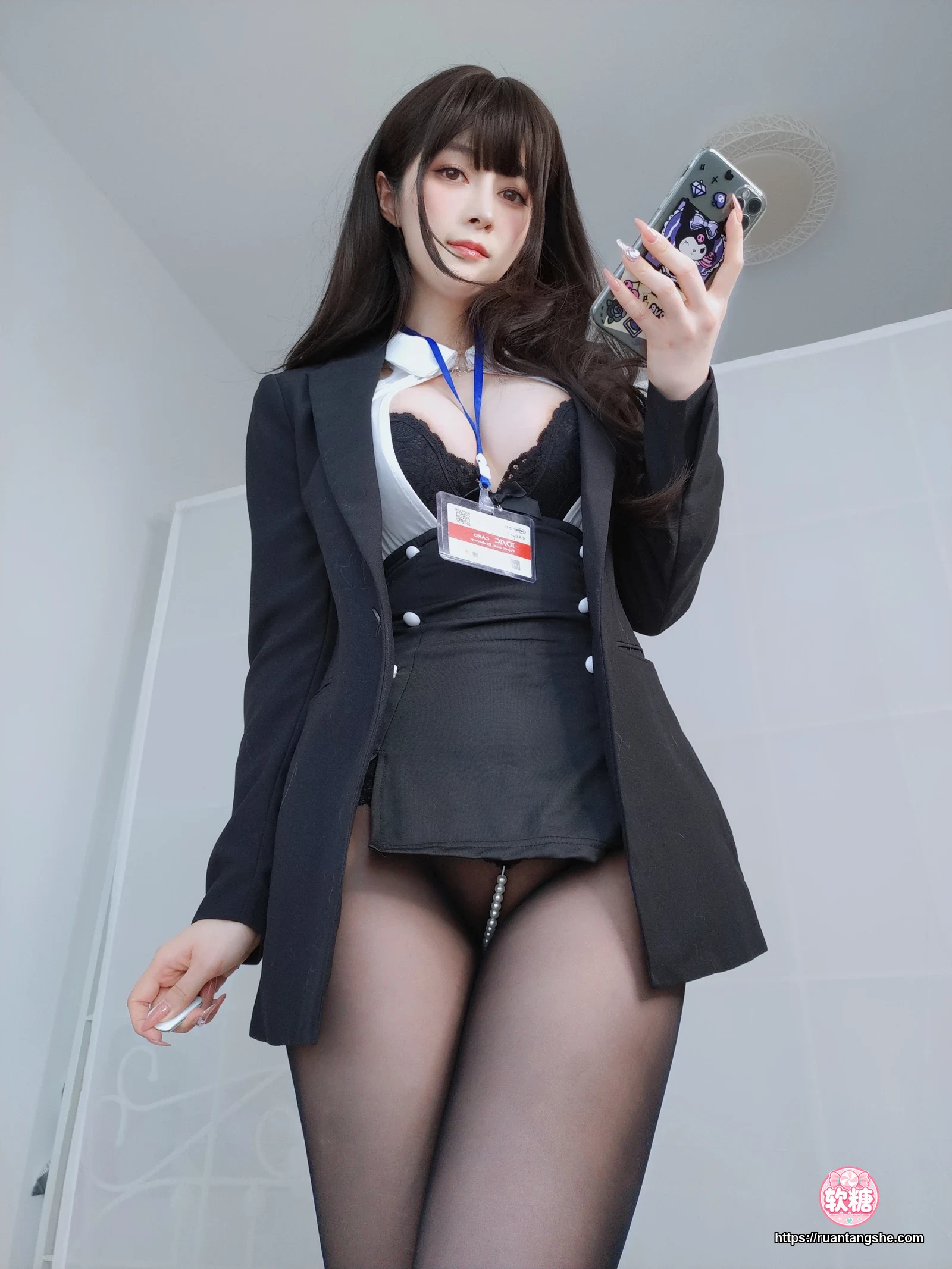 白银81 白银81 NO.087 - 自撮り Vol.62 (動画入り) 黑丝OL