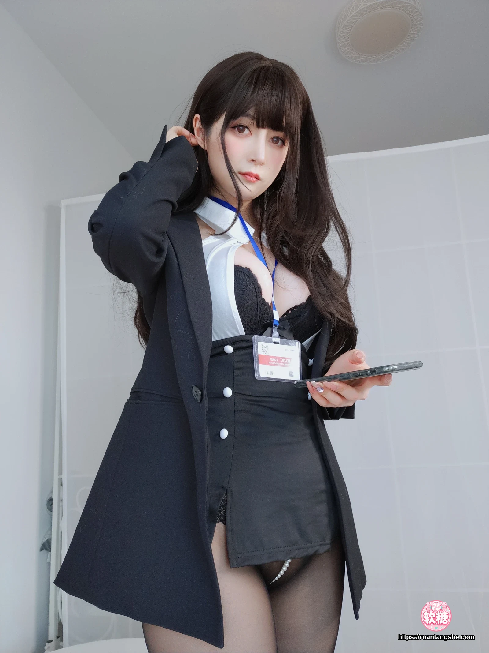白银81 白银81 NO.087 - 自撮り Vol.62 (動画入り) 黑丝OL