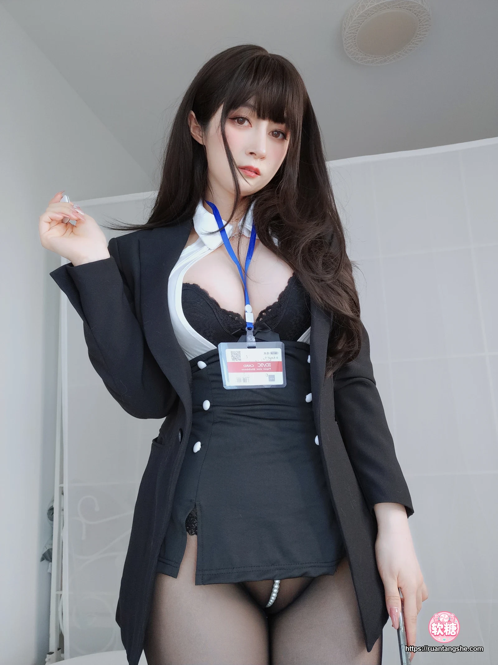 白银81 白银81 NO.087 - 自撮り Vol.62 (動画入り) 黑丝OL