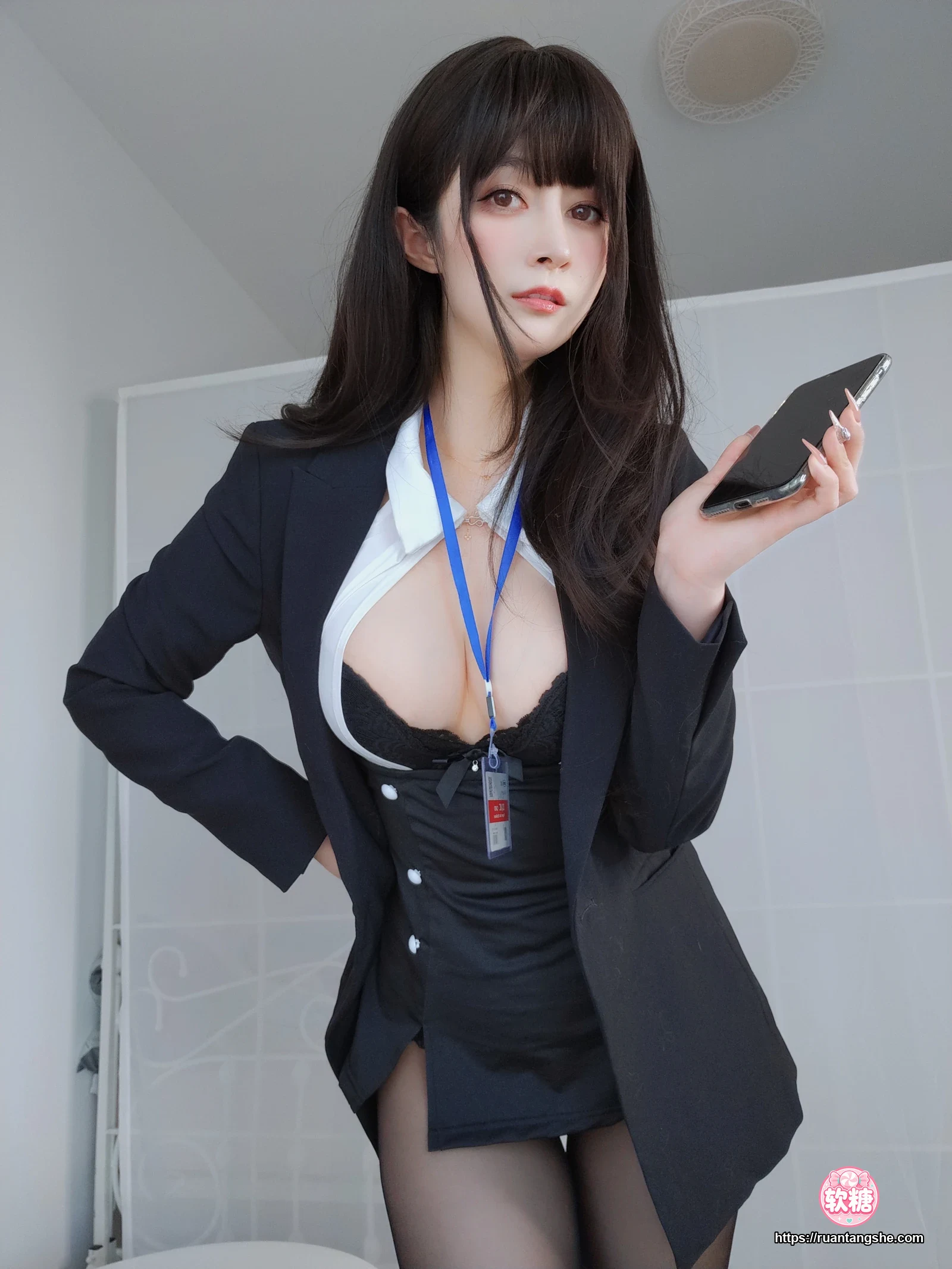 白银81 白银81 NO.087 - 自撮り Vol.62 (動画入り) 黑丝OL