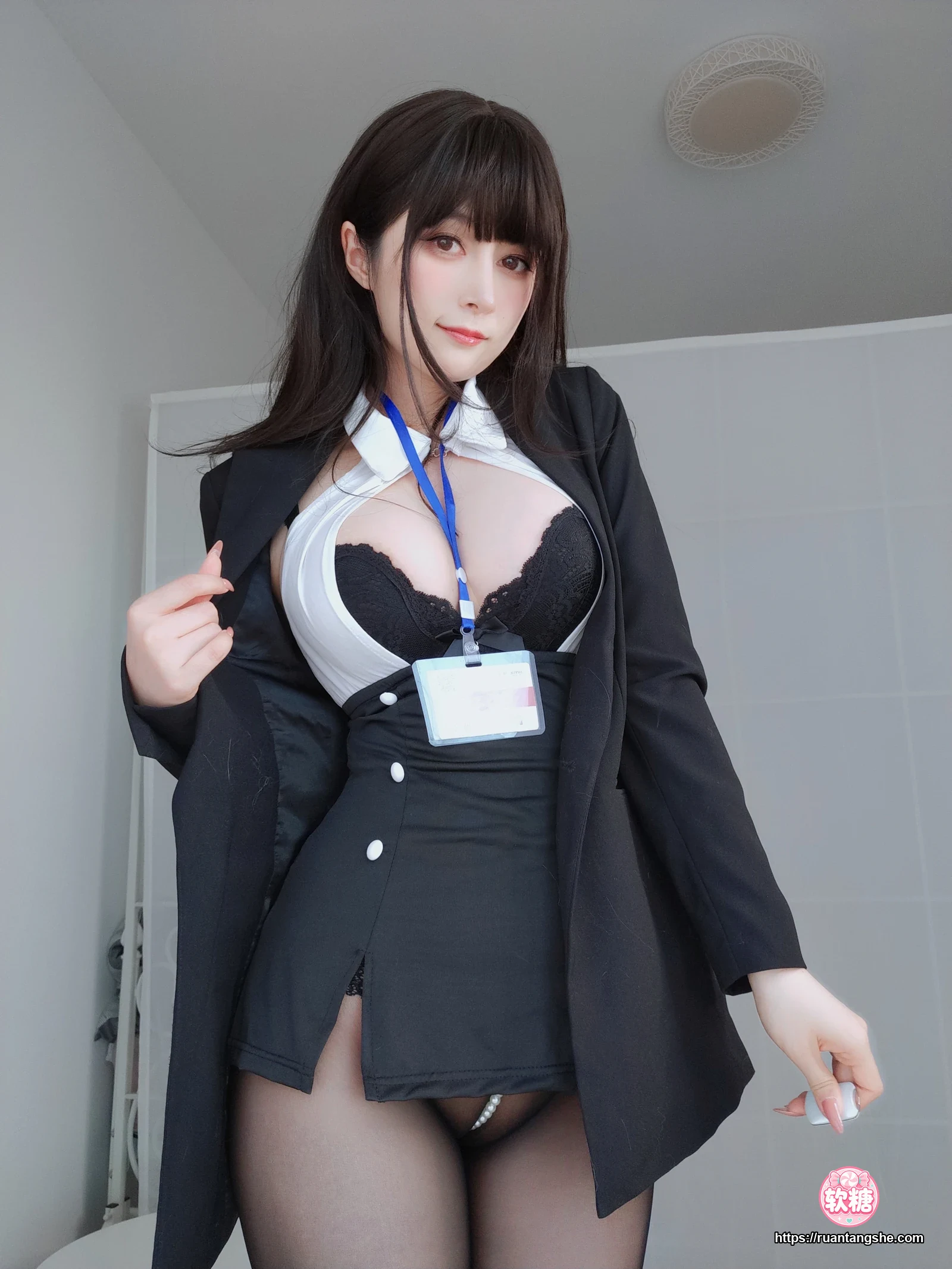 白银81 白银81 NO.087 - 自撮り Vol.62 (動画入り) 黑丝OL