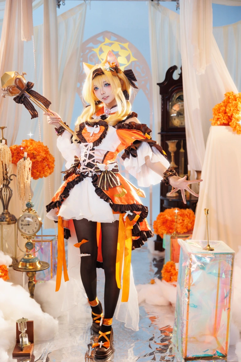 艾西Aiwest《蔚蓝档案 伊落玛丽 魔法少女》写真图集 38P｜在线预览与图包下载