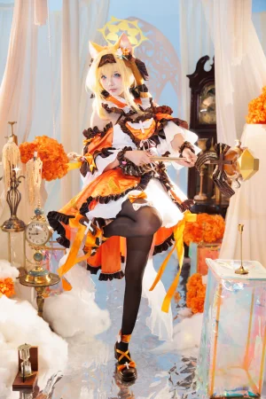 艾西Aiwest《蔚蓝档案 伊落玛丽 魔法少女》写真图集 38P｜在线预览与图包下载