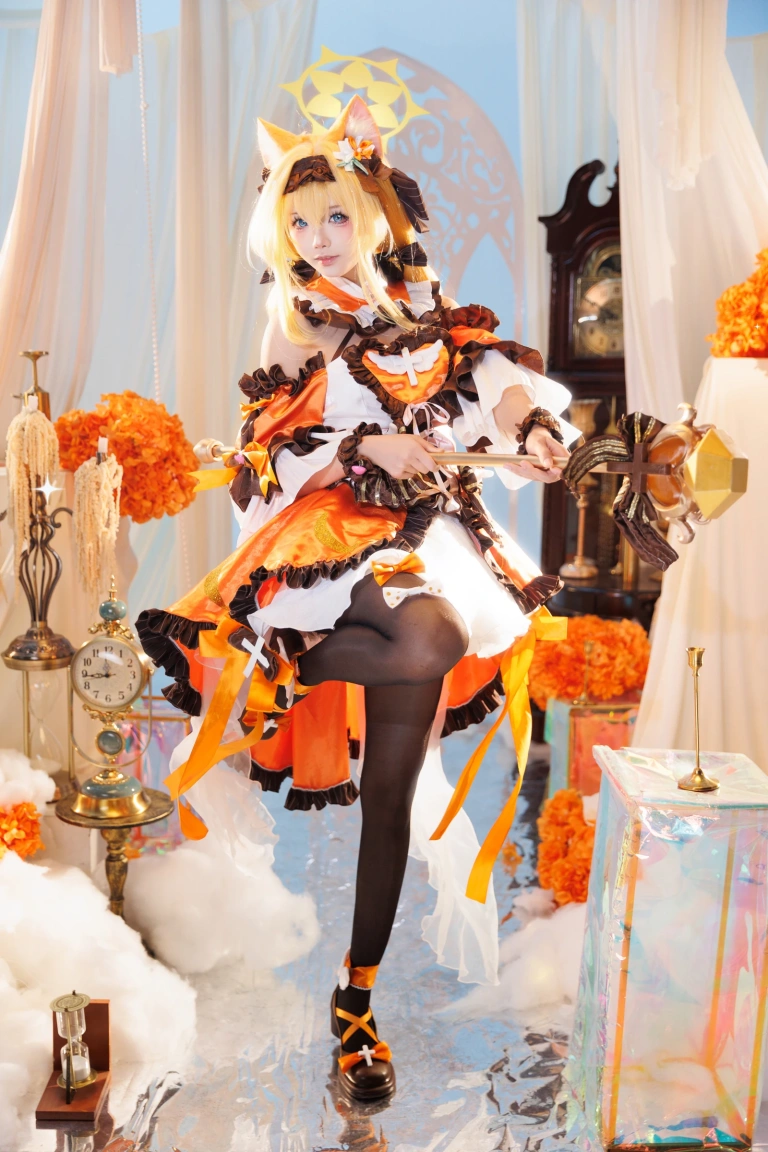 艾西Aiwest《蔚蓝档案 伊落玛丽 魔法少女》写真图集 38P｜在线预览与图包下载