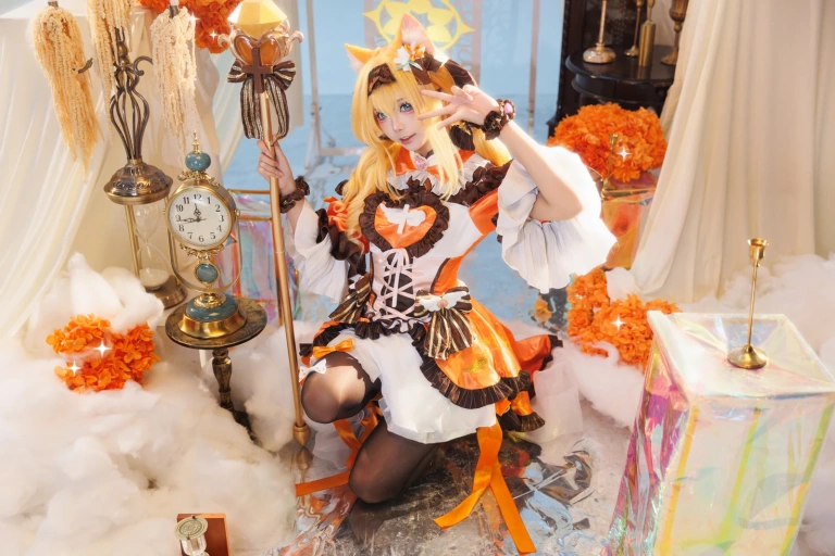 艾西Aiwest《蔚蓝档案 伊落玛丽 魔法少女》写真图集 38P｜在线预览与图包下载