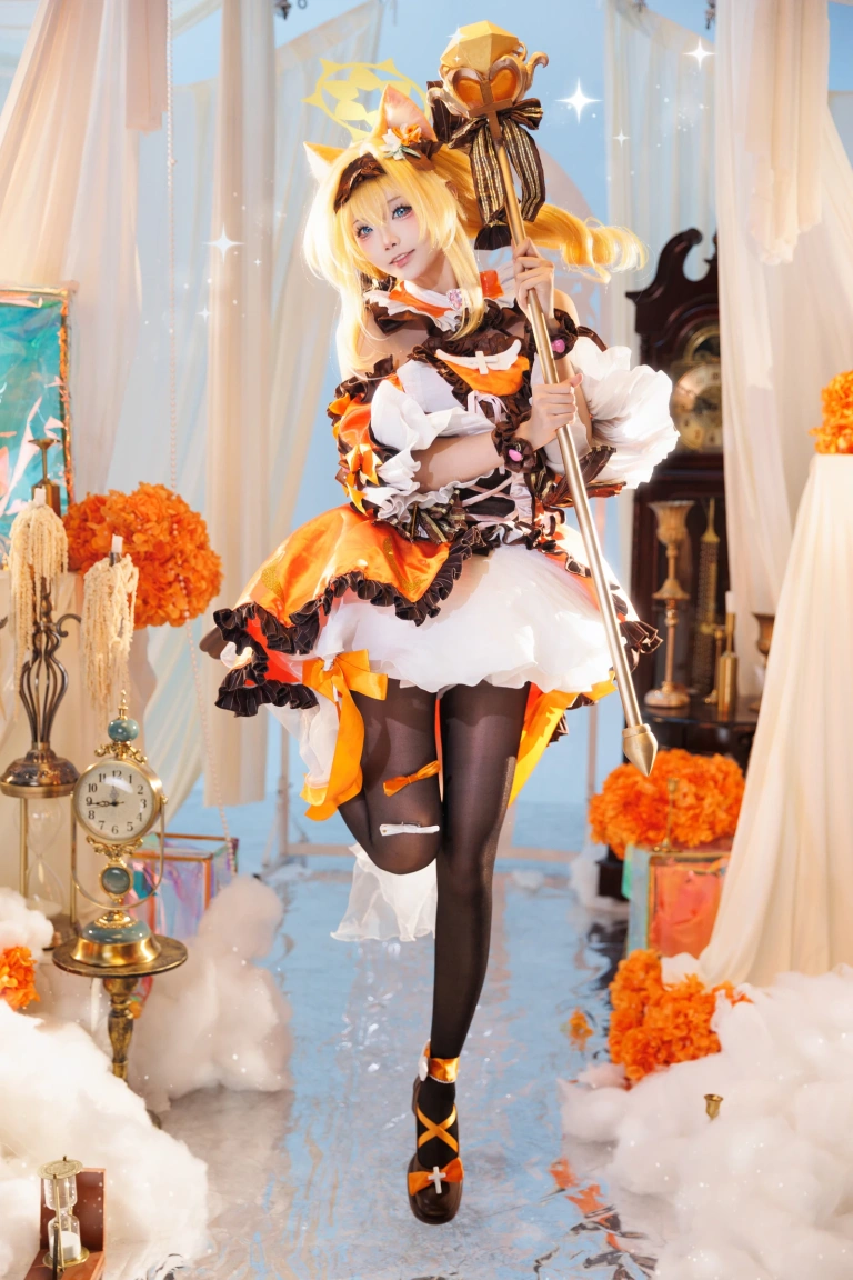 艾西Aiwest《蔚蓝档案 伊落玛丽 魔法少女》写真图集 38P｜在线预览与图包下载