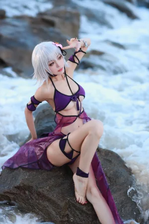 水淼Aqua《贞德泳装》写真图集 41P｜在线预览与图包下载