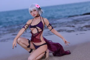 水淼Aqua《贞德泳装》写真图集 41P｜在线预览与图包下载