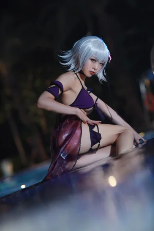 水淼Aqua《贞德泳装》写真图集 41P｜在线预览与图包下载