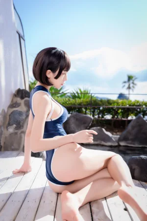 水淼Aqua《竞泳水着》写真图集 40P｜在线预览与图包下载