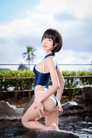 水淼Aqua《竞泳水着》写真图集 40P｜在线预览与图包下载
