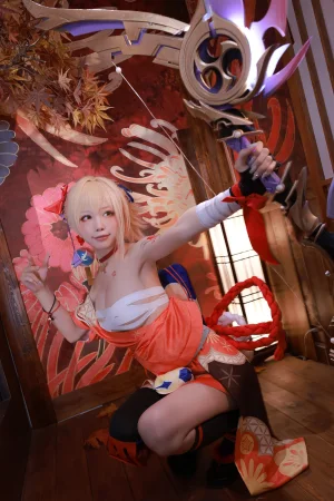 水淼Aqua《稻妻 宵宫》写真图集 101P｜在线预览与图包下载