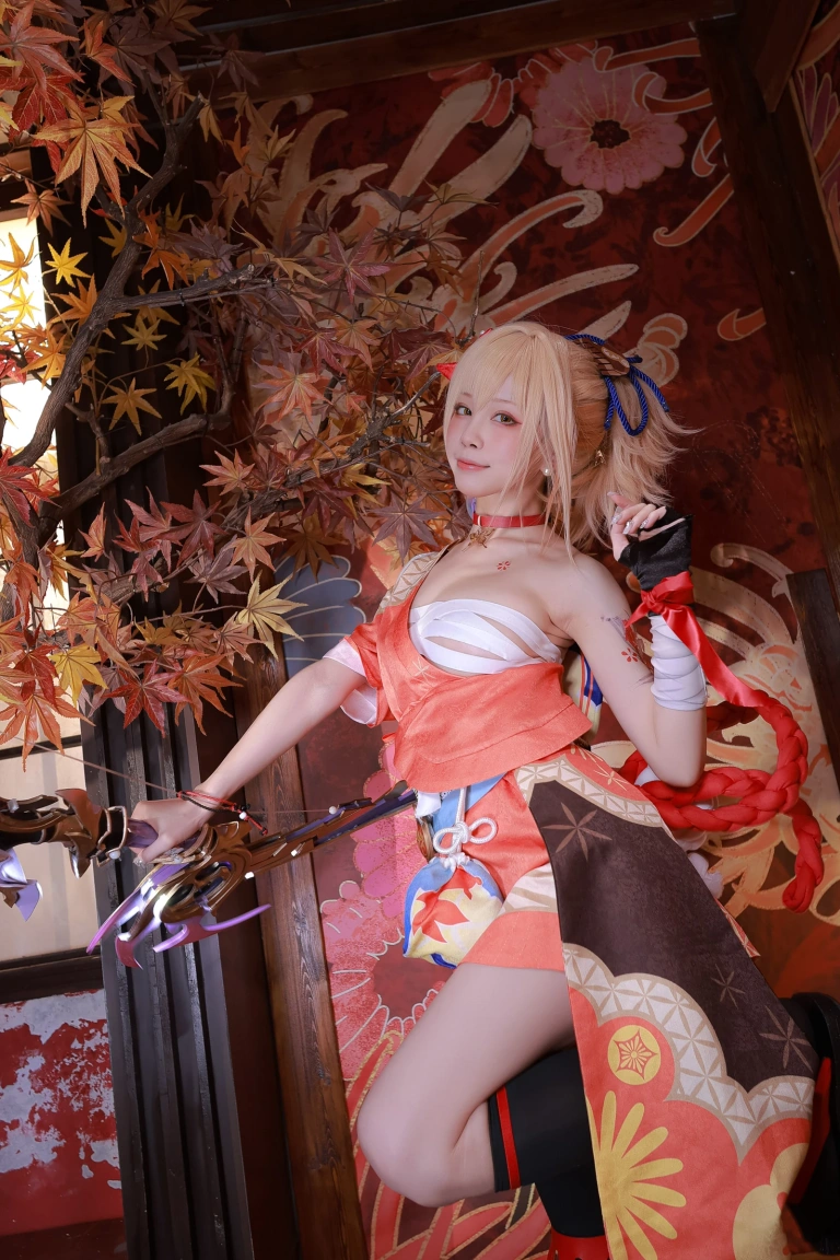 水淼Aqua《稻妻 宵宫》写真图集 101P｜在线预览与图包下载