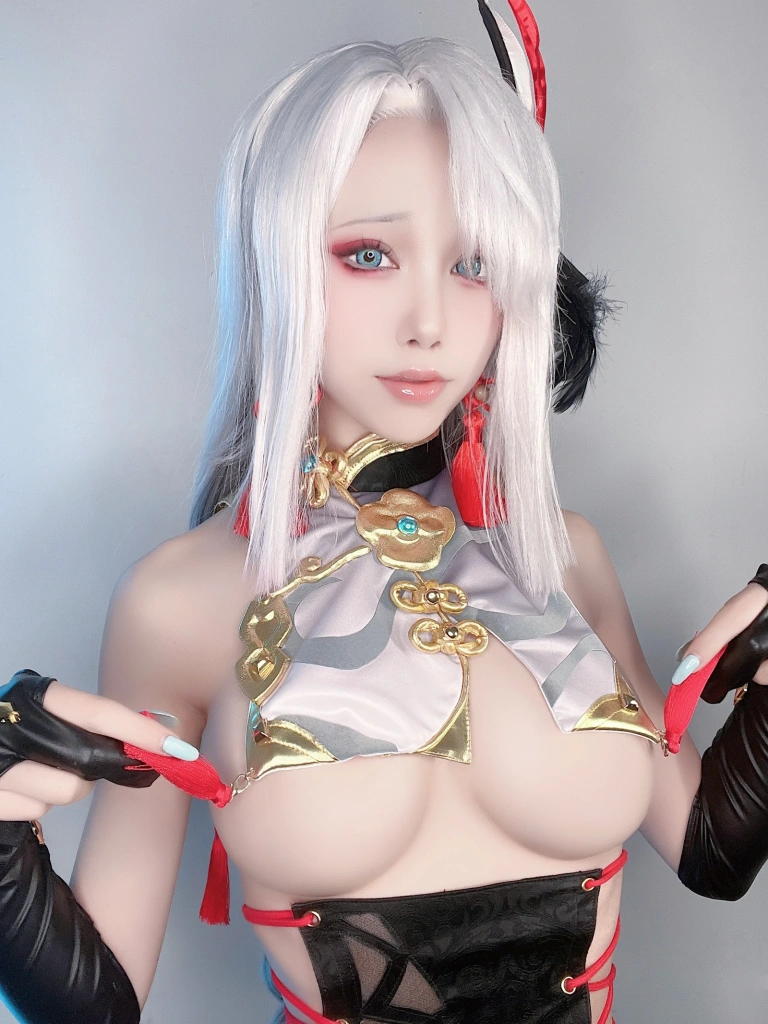 水淼Aqua《原神 申鶴 自拍》写真图集 57P｜在线预览与图包下载