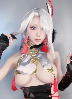 水淼Aqua《原神 申鶴 自拍》写真图集 57P｜在线预览与图包下载