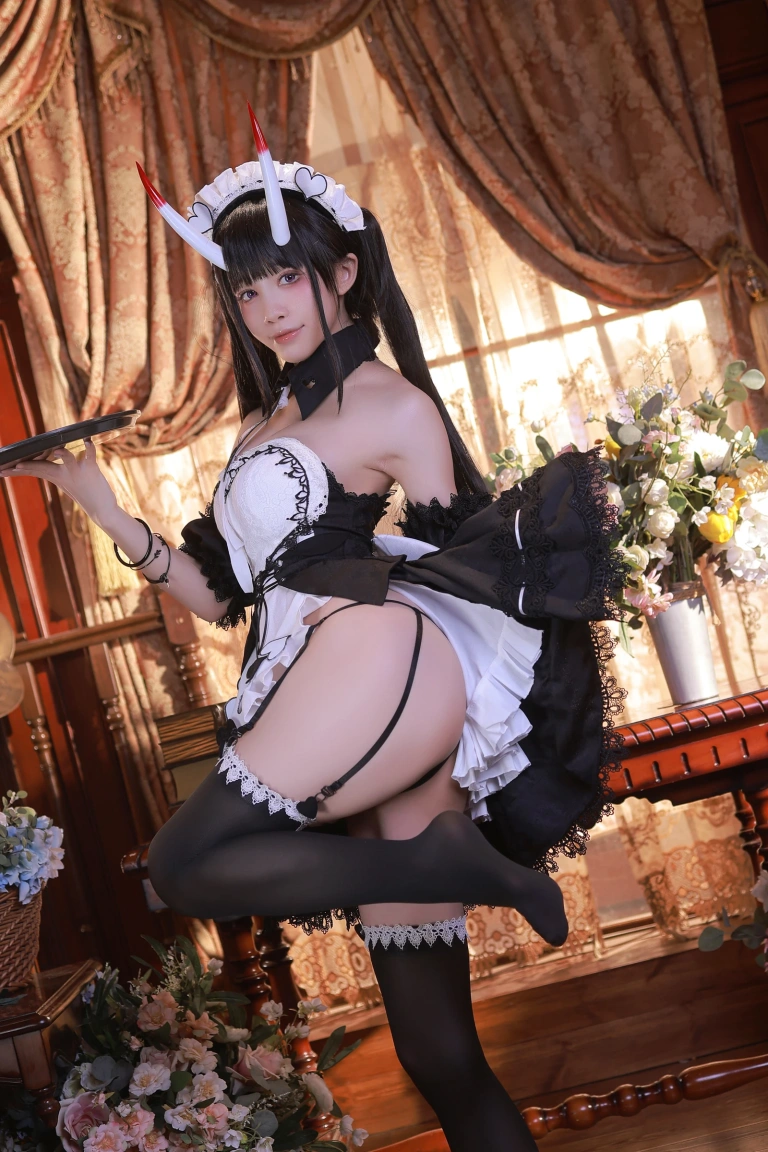水淼Aqua《能代女仆》写真图集 61P｜在线预览与图包下载