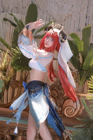 水淼Aqua《原神 ニィロウ 妮露》写真图集 97P｜在线预览与图包下载