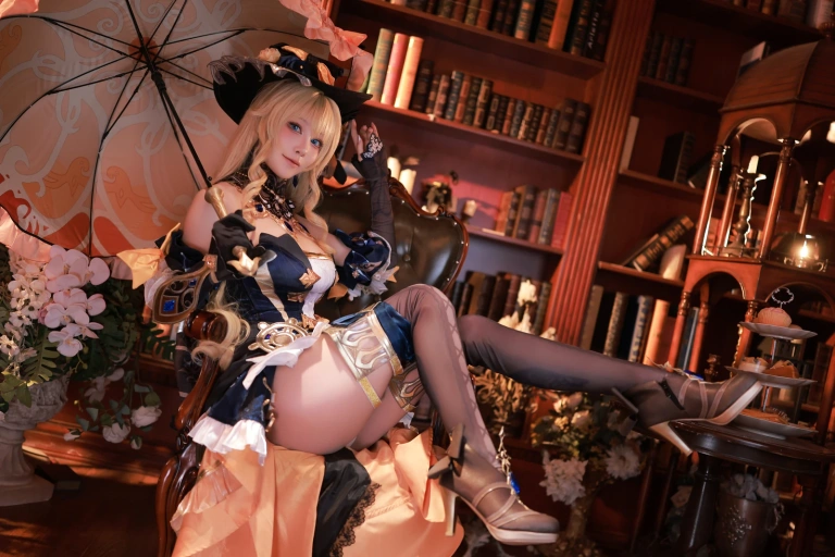 水淼Aqua《原神 娜维娅》写真图集 57P｜在线预览与图包下载