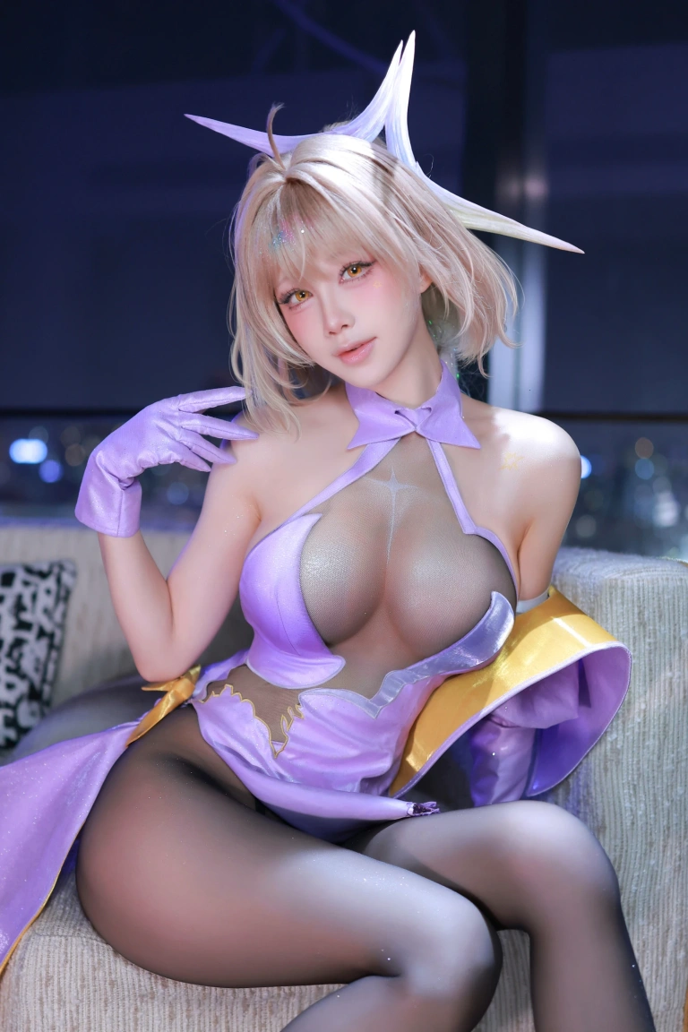 水淼Aqua《NIKKE 阿妮斯 超级巨星 – 星光》写真图集 54P｜在线预览与图包下载