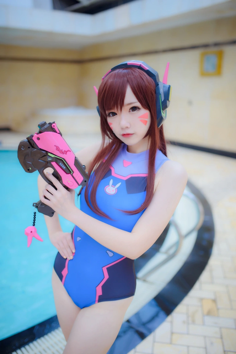 雪晴Astra《写真Vol.6 Overwatch-D.Va水着》写真图集 31P｜在线预览与图包下载