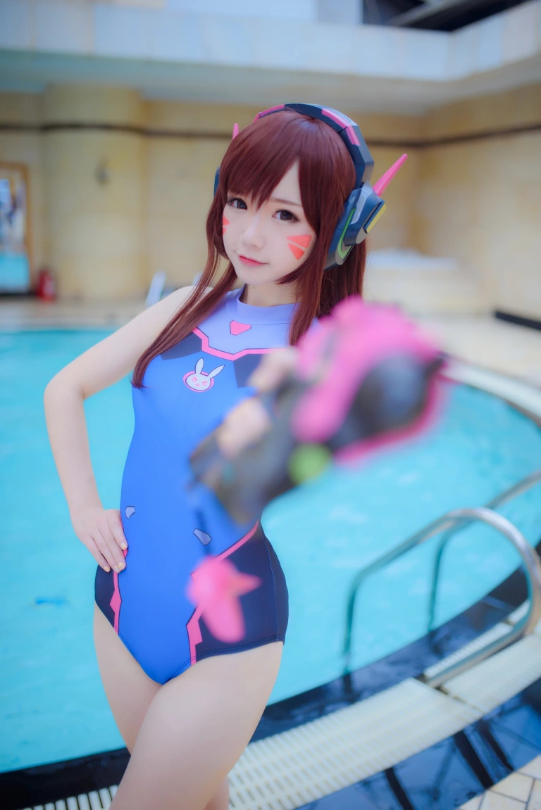 雪晴Astra《写真Vol.6 Overwatch-D.Va水着》写真图集 31P｜在线预览与图包下载