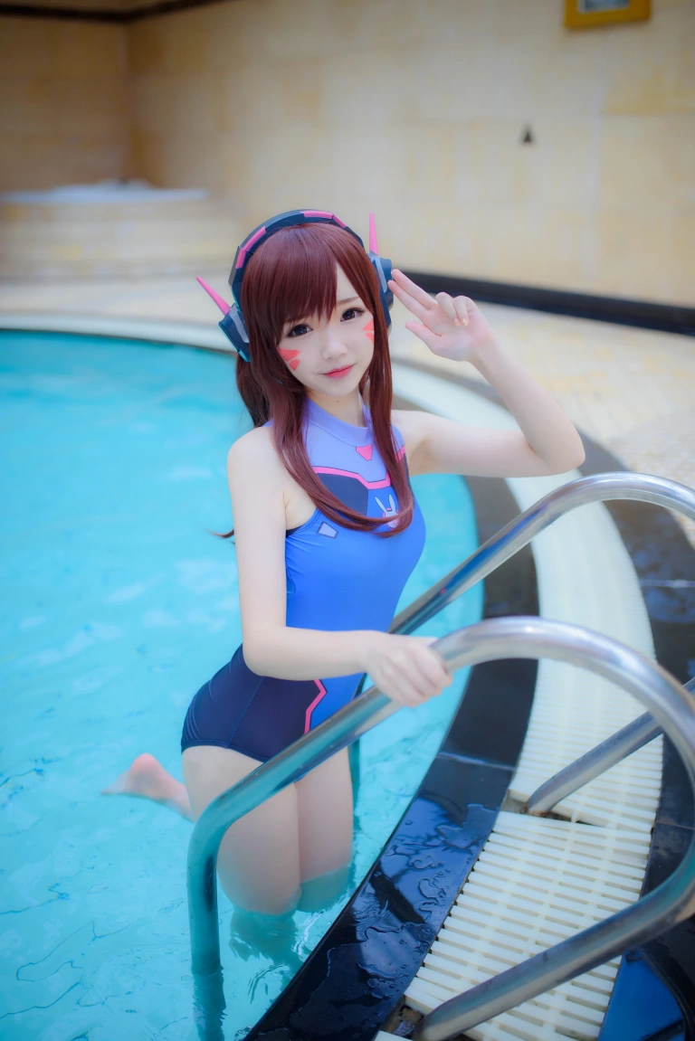 雪晴Astra《写真Vol.6 Overwatch-D.Va水着》写真图集 31P｜在线预览与图包下载