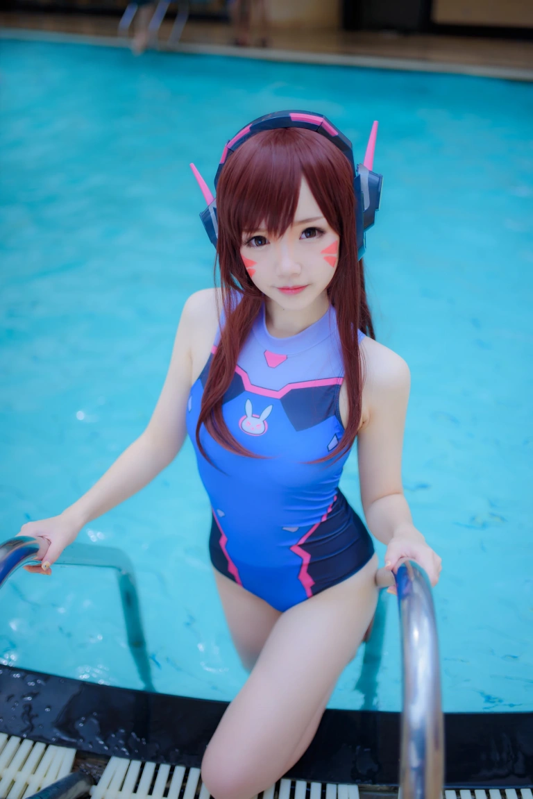 雪晴Astra《写真Vol.6 Overwatch-D.Va水着》写真图集 31P｜在线预览与图包下载