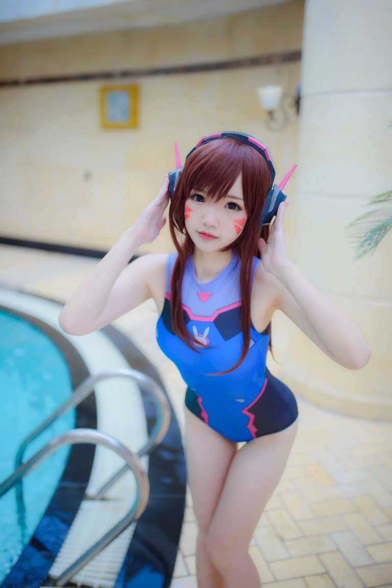 雪晴Astra《写真Vol.6 Overwatch-D.Va水着》写真图集 31P｜在线预览与图包下载