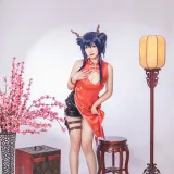 雪晴Astra《写真Vol.14 明日方舟 陈 旗袍》写真图集 18P｜在线预览与图包下载