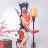 雪晴Astra《写真Vol.14 明日方舟 陈 旗袍》写真图集 18P｜在线预览与图包下载