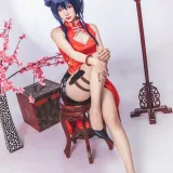 雪晴Astra《写真Vol.14 明日方舟 陈 旗袍》写真图集 18P｜在线预览与图包下载
