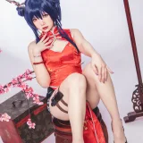 雪晴Astra《写真Vol.14 明日方舟 陈 旗袍》写真图集 18P｜在线预览与图包下载