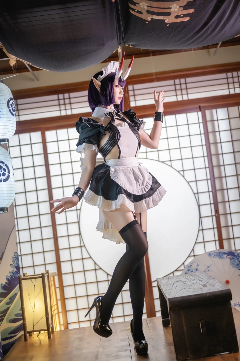 雪晴Astra《酒吞童子女仆》写真图集 62P+13V｜在线预览与图包下载