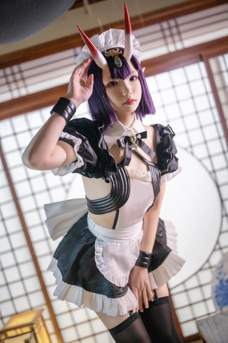 雪晴Astra《酒吞童子女仆》写真图集 62P+13V｜在线预览与图包下载