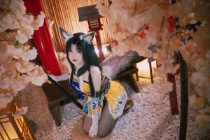 雪晴Astra《永劫无间 黑胡桃》写真图集 12P｜在线预览与图包下载