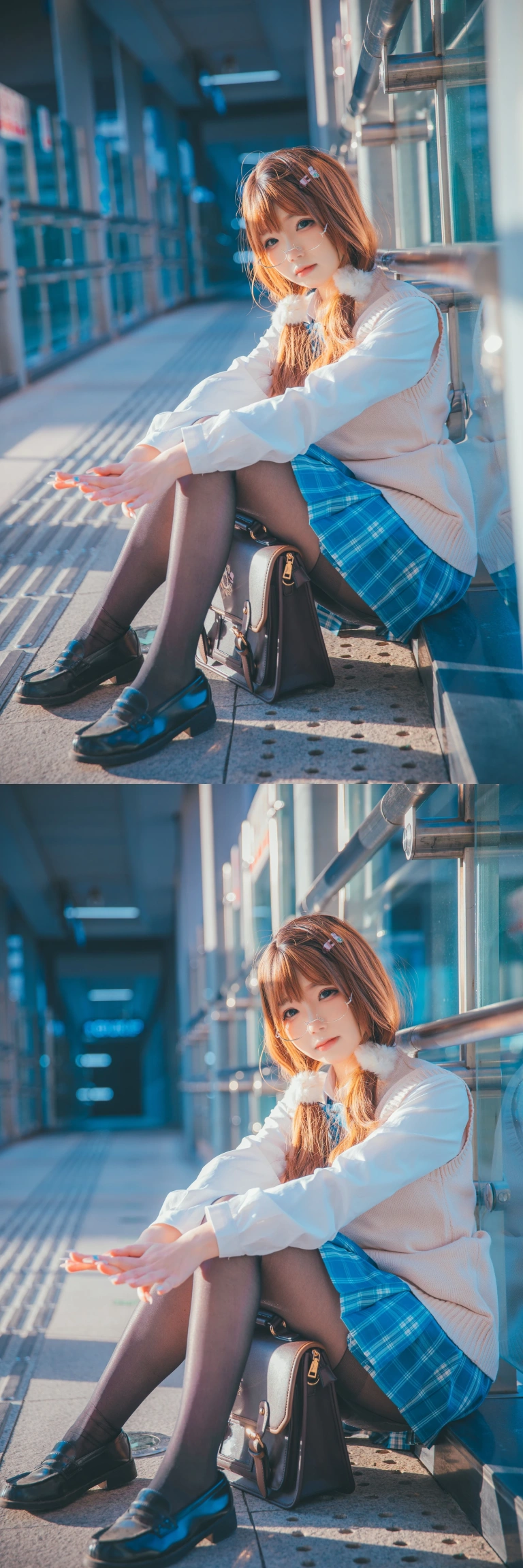 雪晴Astra《JK夕阳》写真图集 25P｜在线预览与图包下载