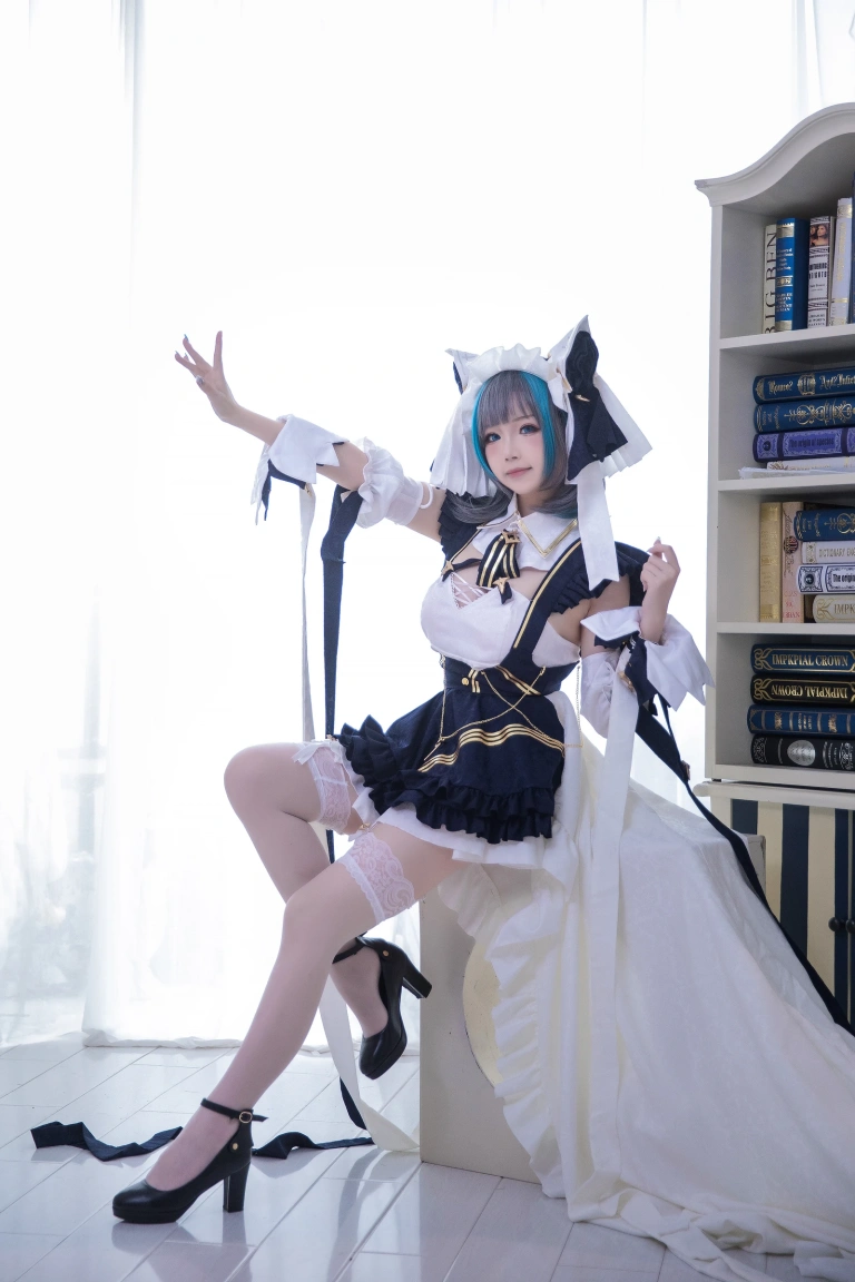 雪晴Astra《Azure Lane 柴郡》写真图集 18P｜在线预览与图包下载
