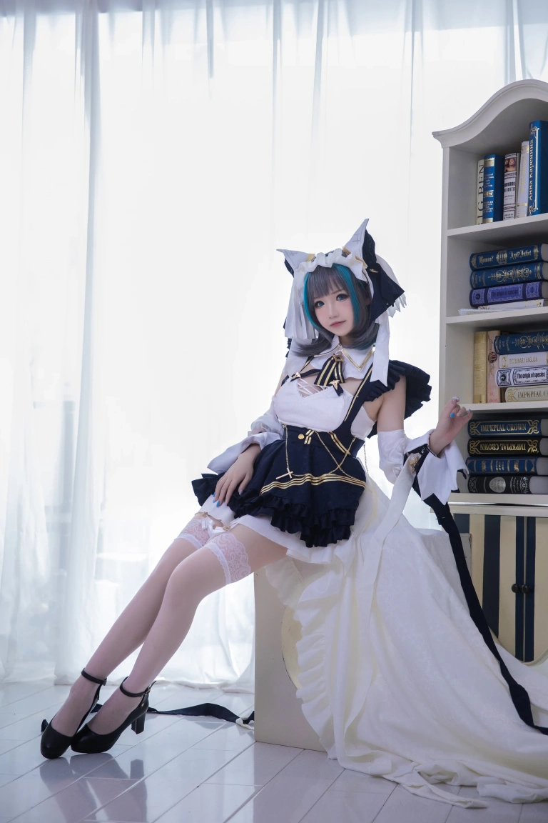 雪晴Astra《Azure Lane 柴郡》写真图集 18P｜在线预览与图包下载